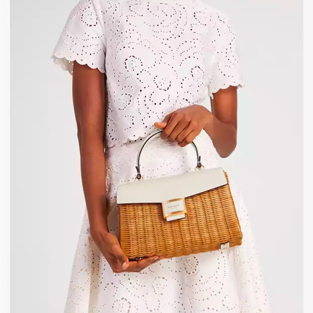 Katy Wicker Medium Top-handle Bag - Kate Spade